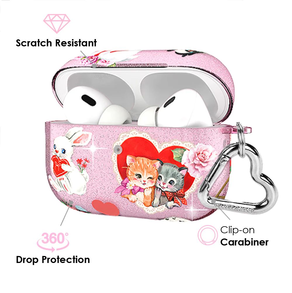 Love Letter Glitter AirPod Case - Image 8