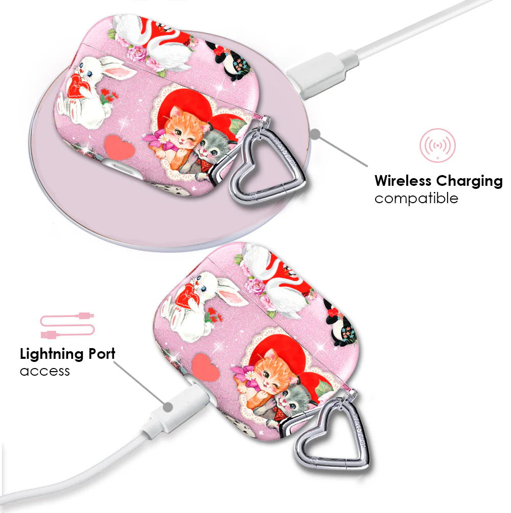 Love Letter Glitter AirPod Case - Image 9
