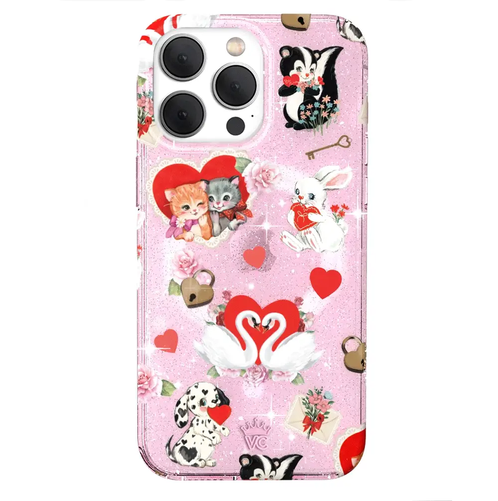 Love Letter Glitter iPhone Case - Image 4