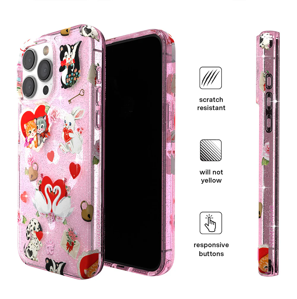 Love Letter Glitter iPhone Case - Image 6
