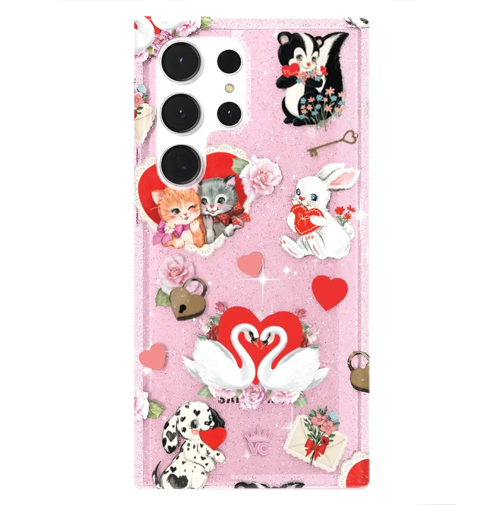 Love Letter Glitter Samsung Case - Image 3