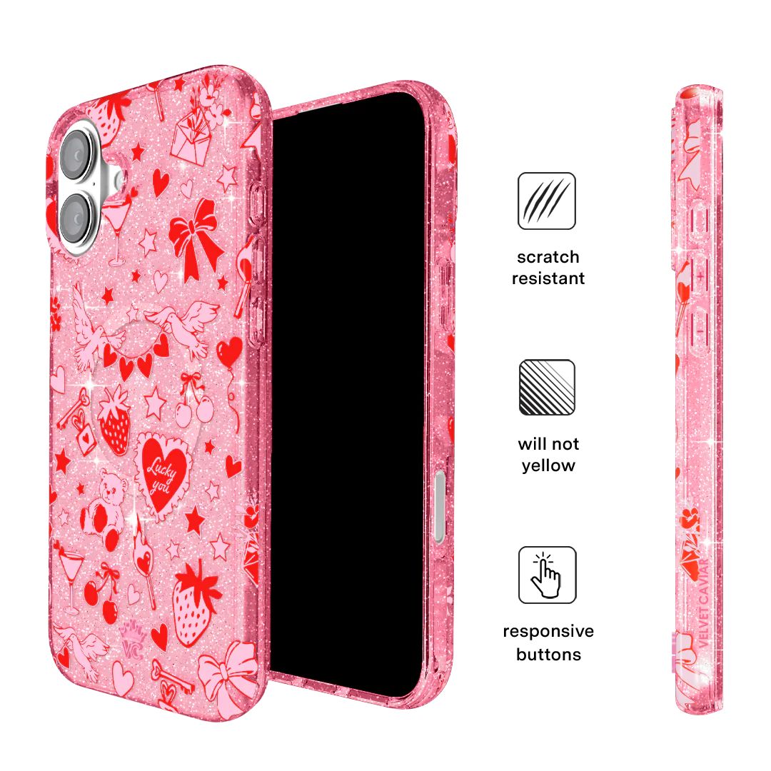 Be Mine Glitter iPhone Case - Image 15