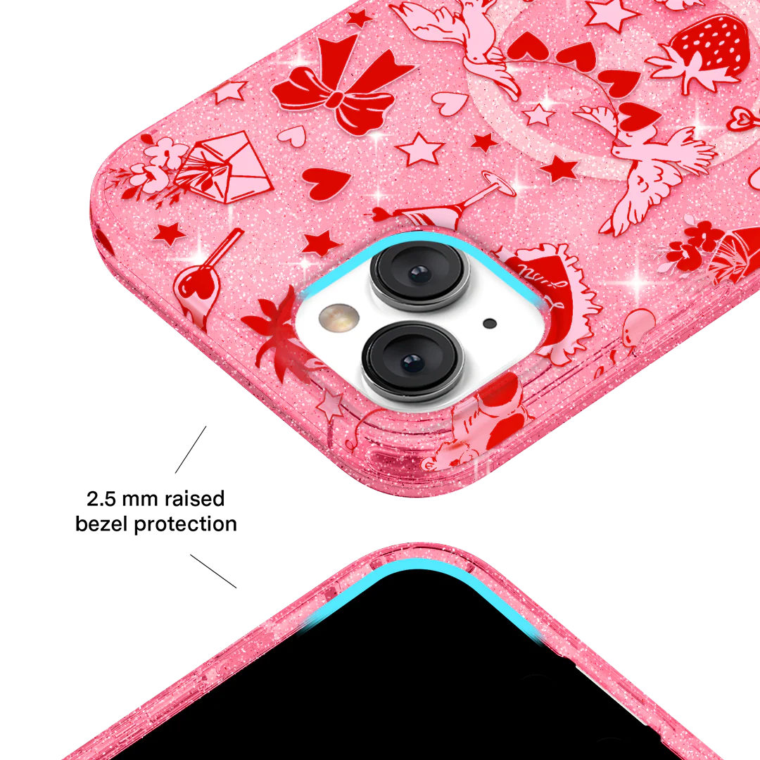 Be Mine Glitter iPhone Case - Image 32