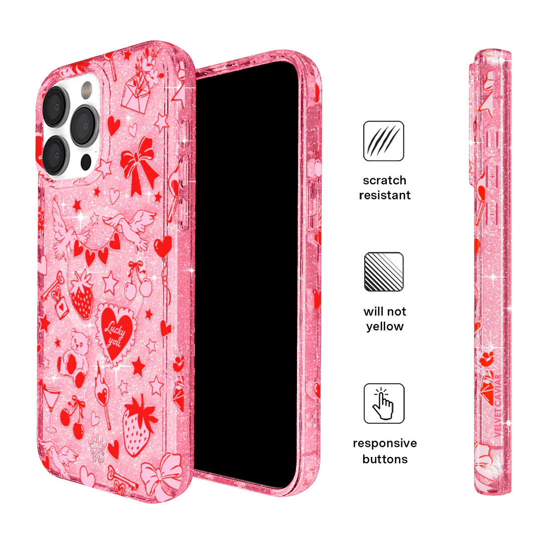 Be Mine Glitter iPhone Case - Image 65