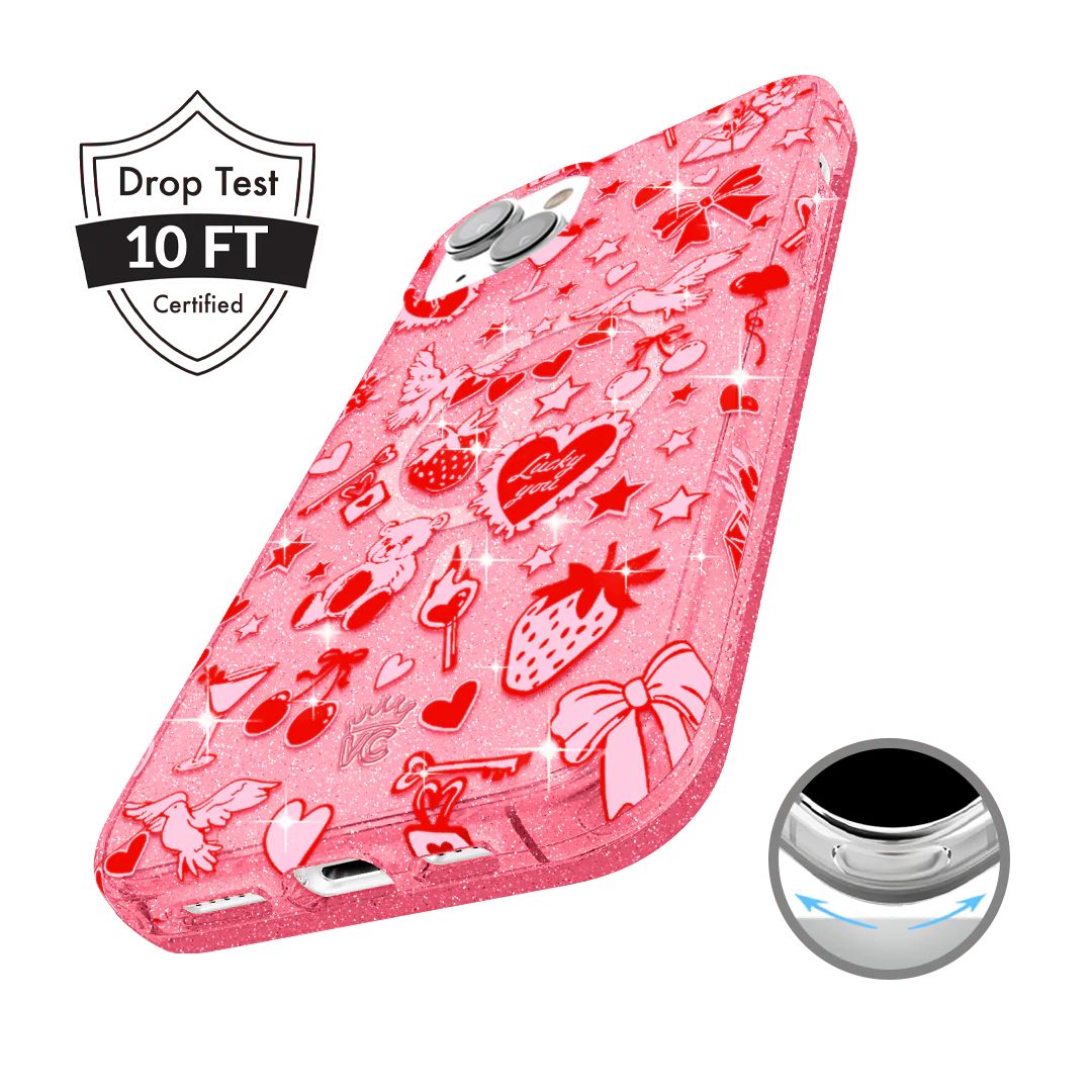 Be Mine Glitter iPhone Case - Image 74