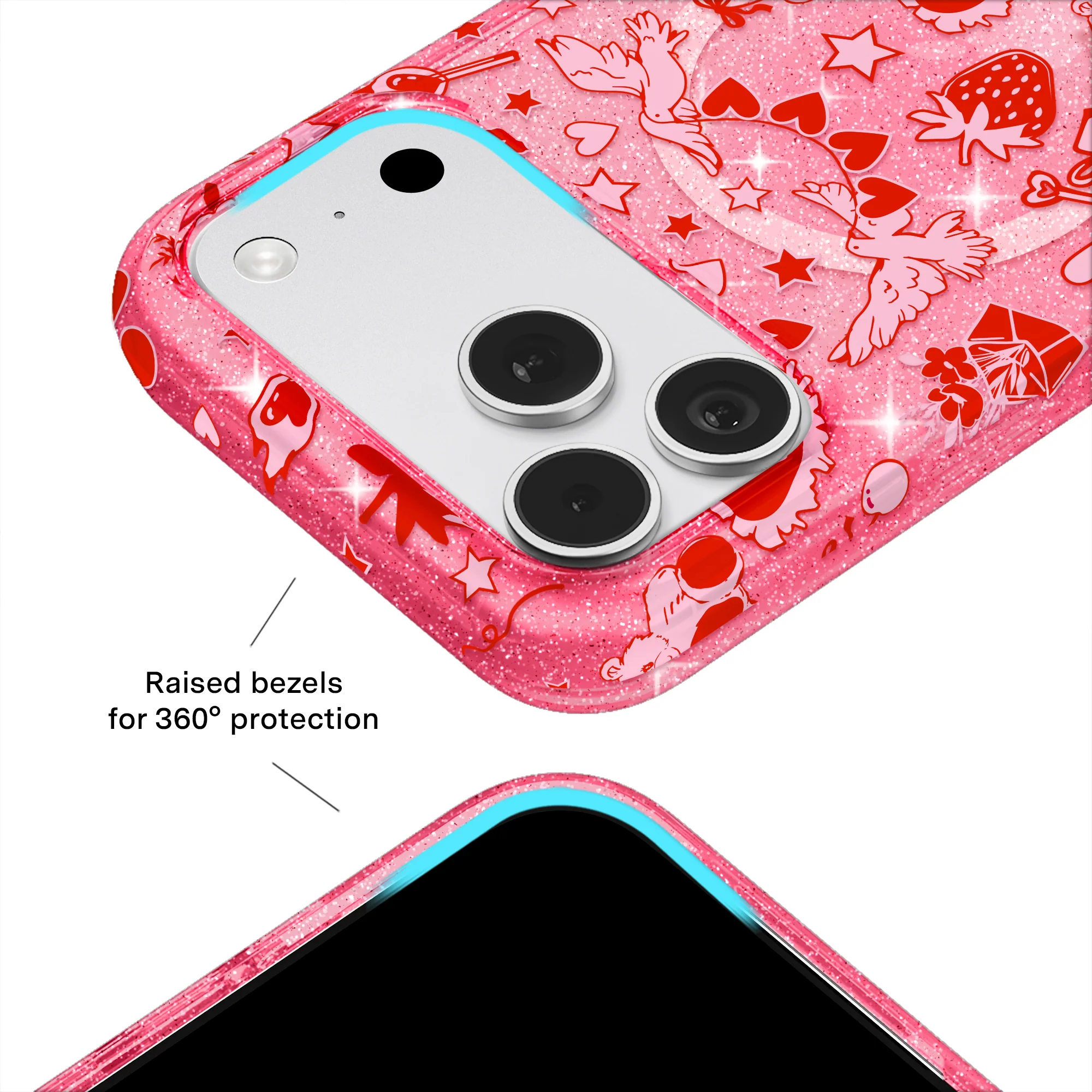 Be Mine Glitter iPhone Case - Image 78