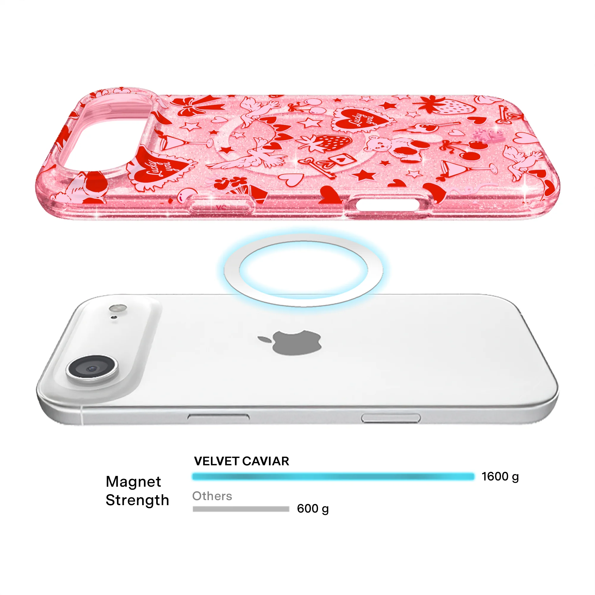 Be Mine Glitter iPhone Case - Image 89