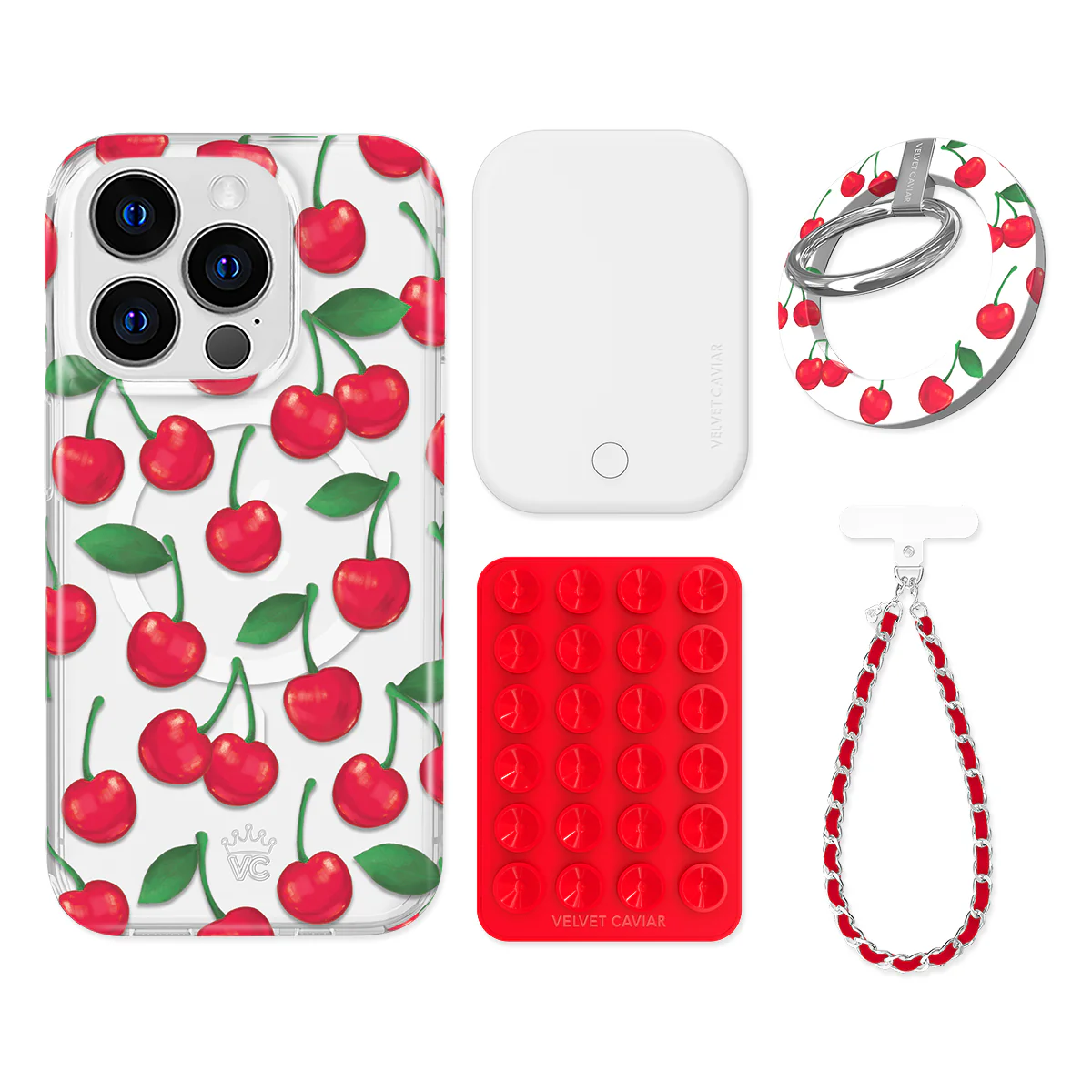 Very Cherry iPhone Bundle Set - Grip - Image 10