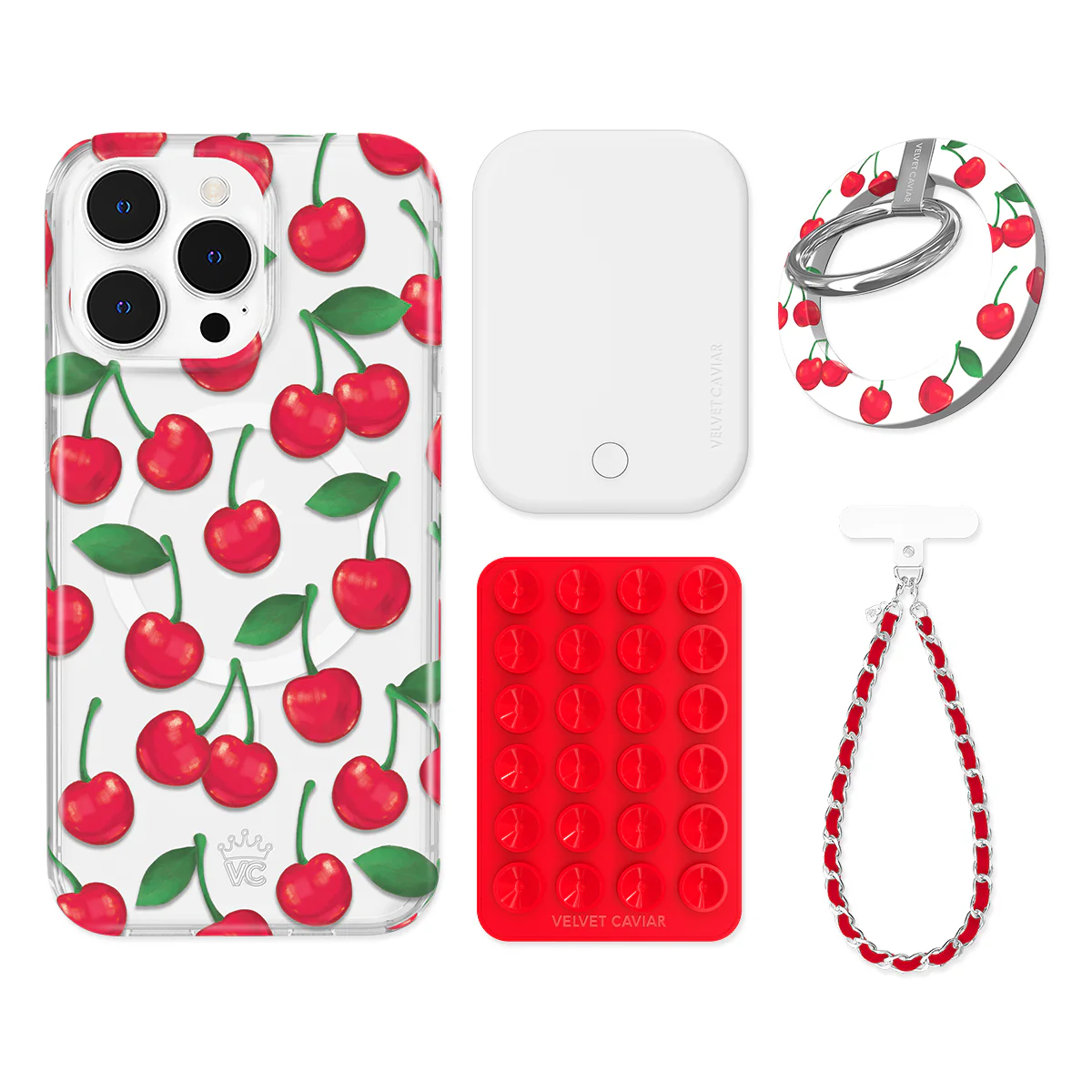 Very Cherry iPhone Bundle Set - Grip - Image 13