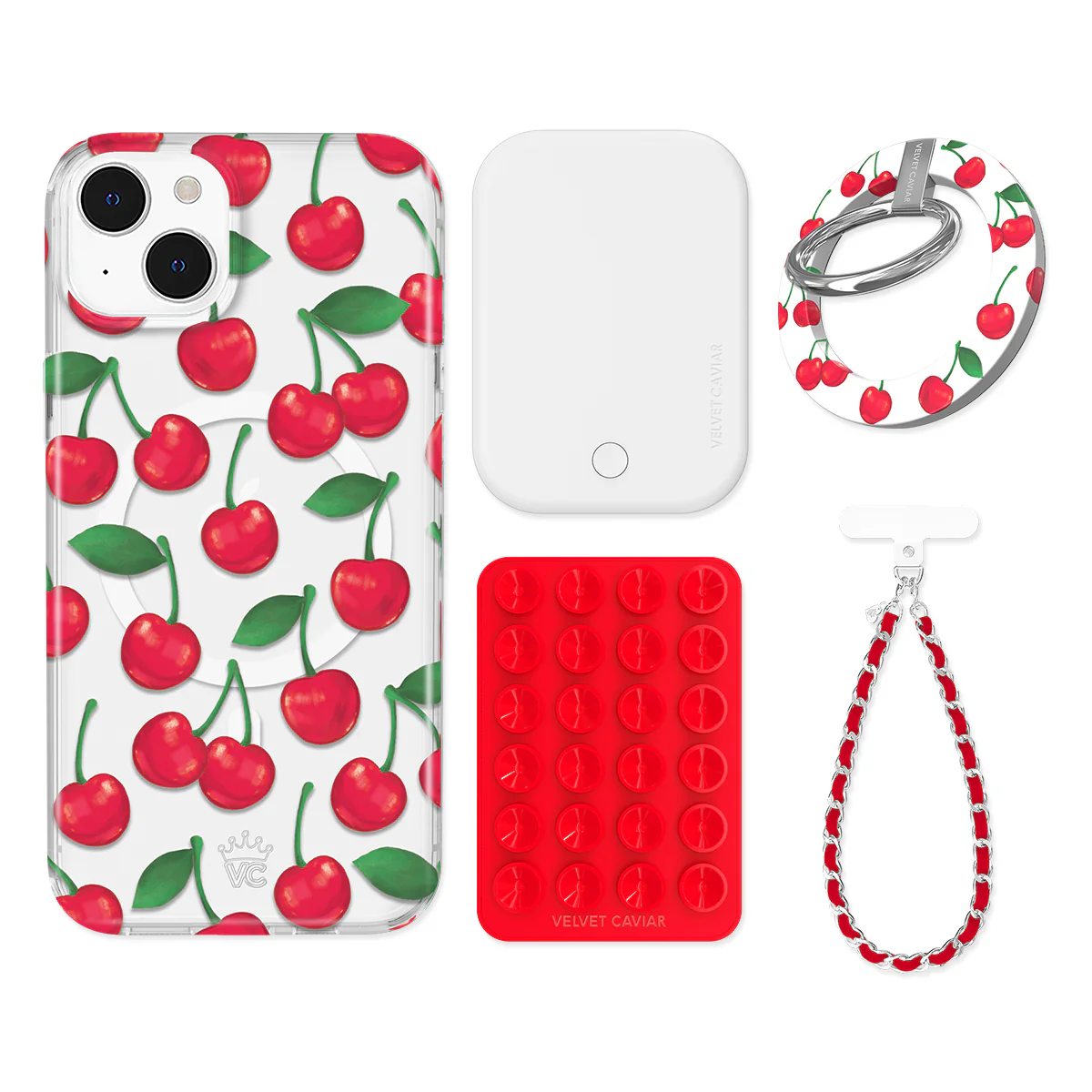 Very Cherry iPhone Bundle Set - Grip - Image 15