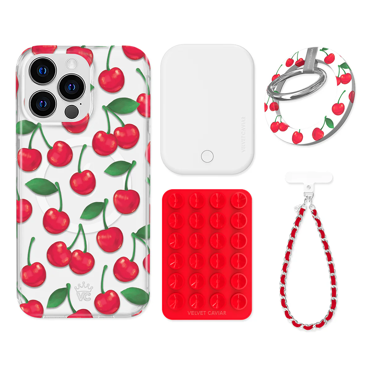 Very Cherry iPhone Bundle Set - Grip - Image 9