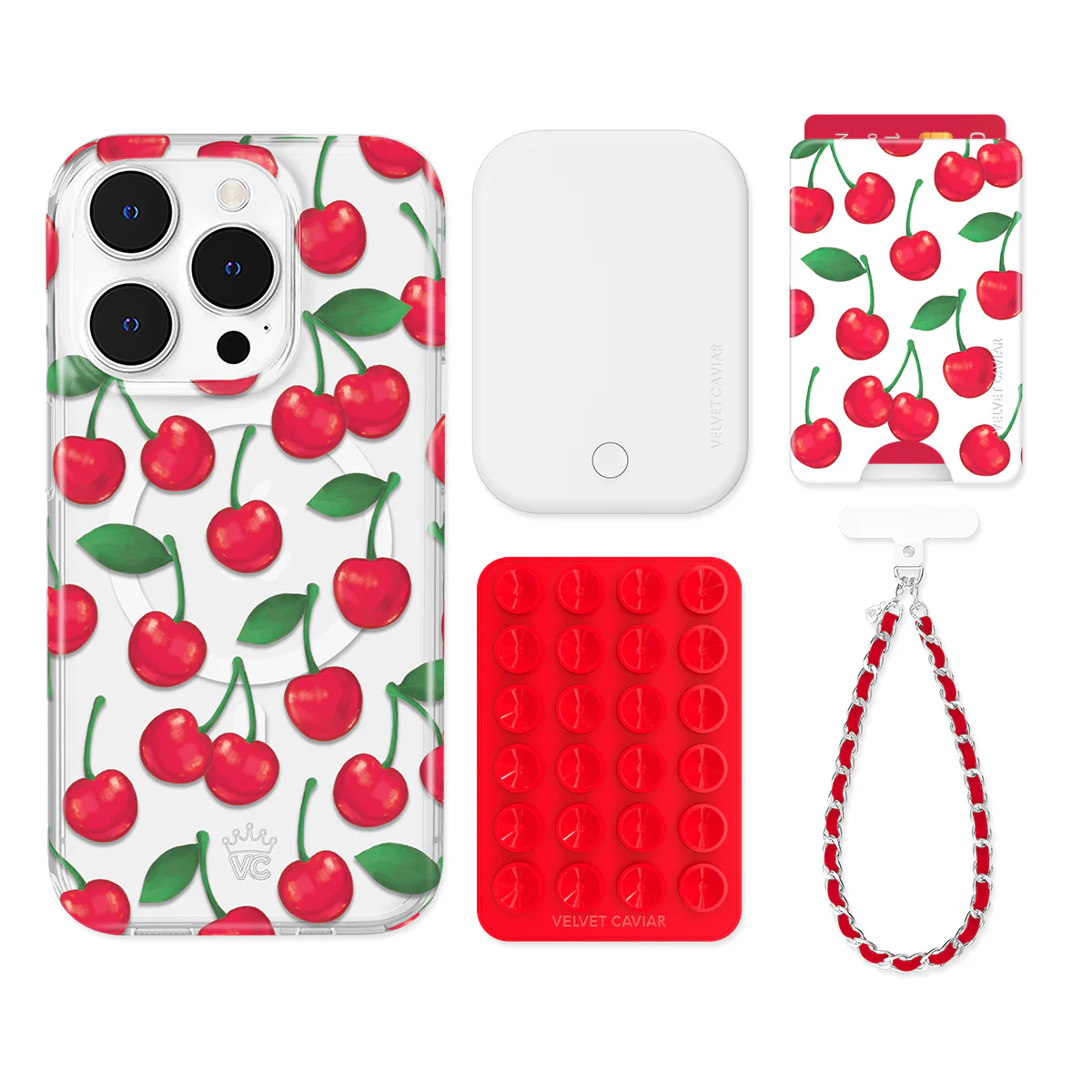 Very Cherry iPhone Bundle Set - Wallet - Image 11