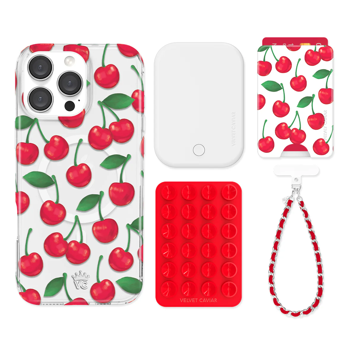 Very Cherry iPhone Bundle Set - Wallet - Image 2