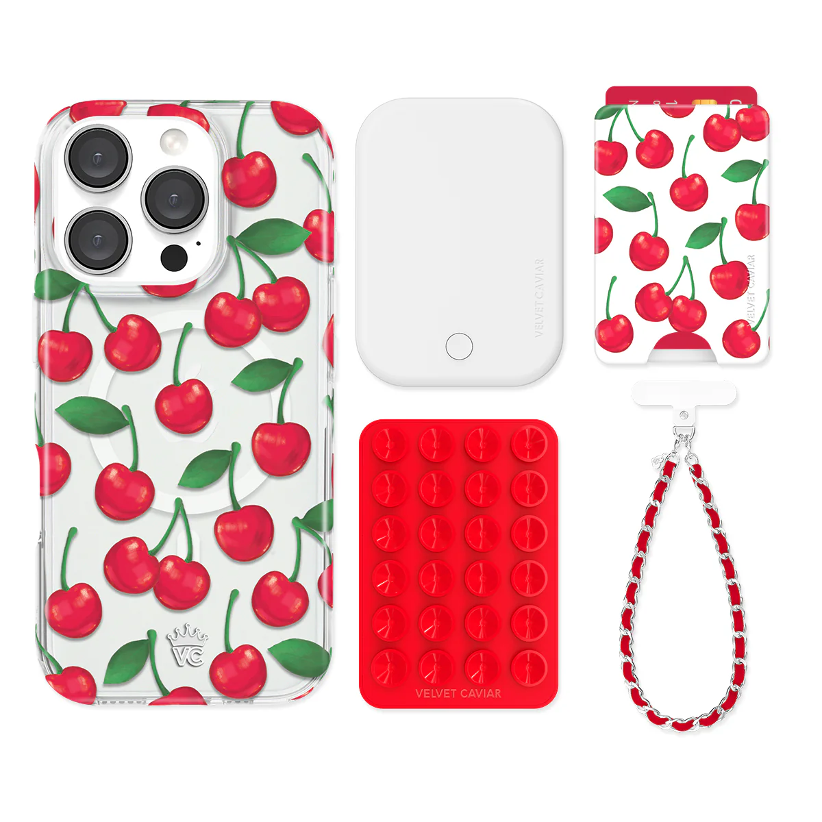 Very Cherry iPhone Bundle Set - Wallet - Image 3