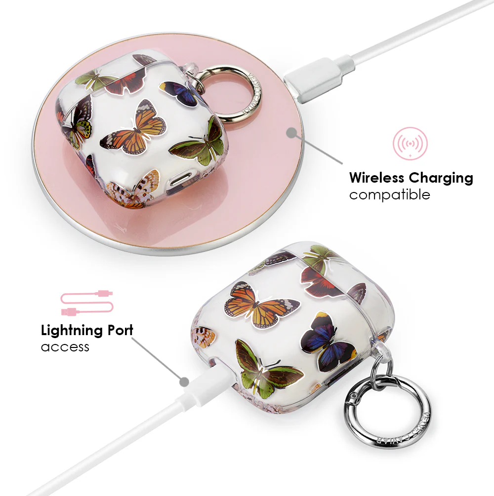 Vintage Butterfly Airpods Case - Image 4
