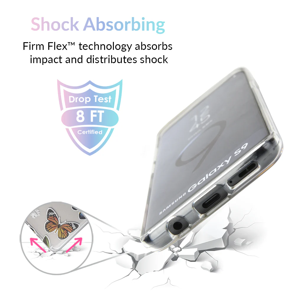 Vintage Butterfly Samsung Galaxy Clear Case - Image 15