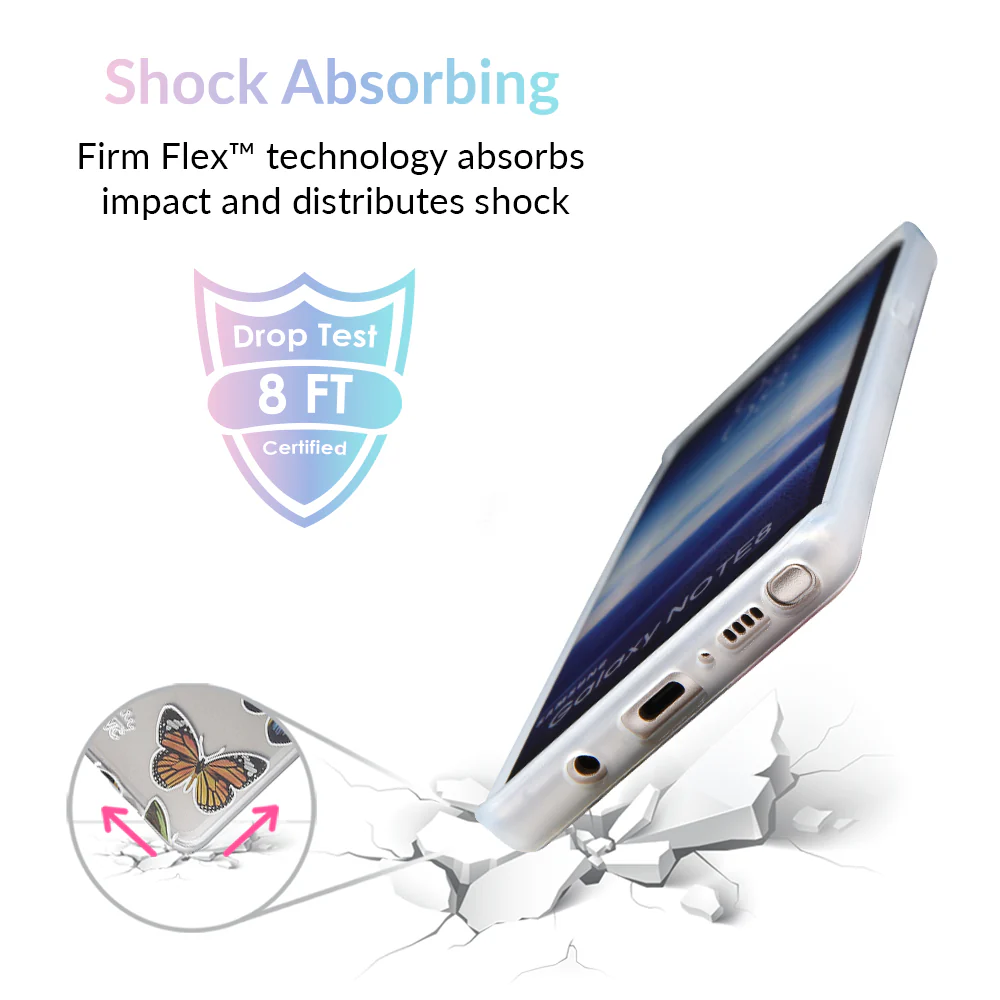 Vintage Butterfly Samsung Galaxy Clear Case - Image 19