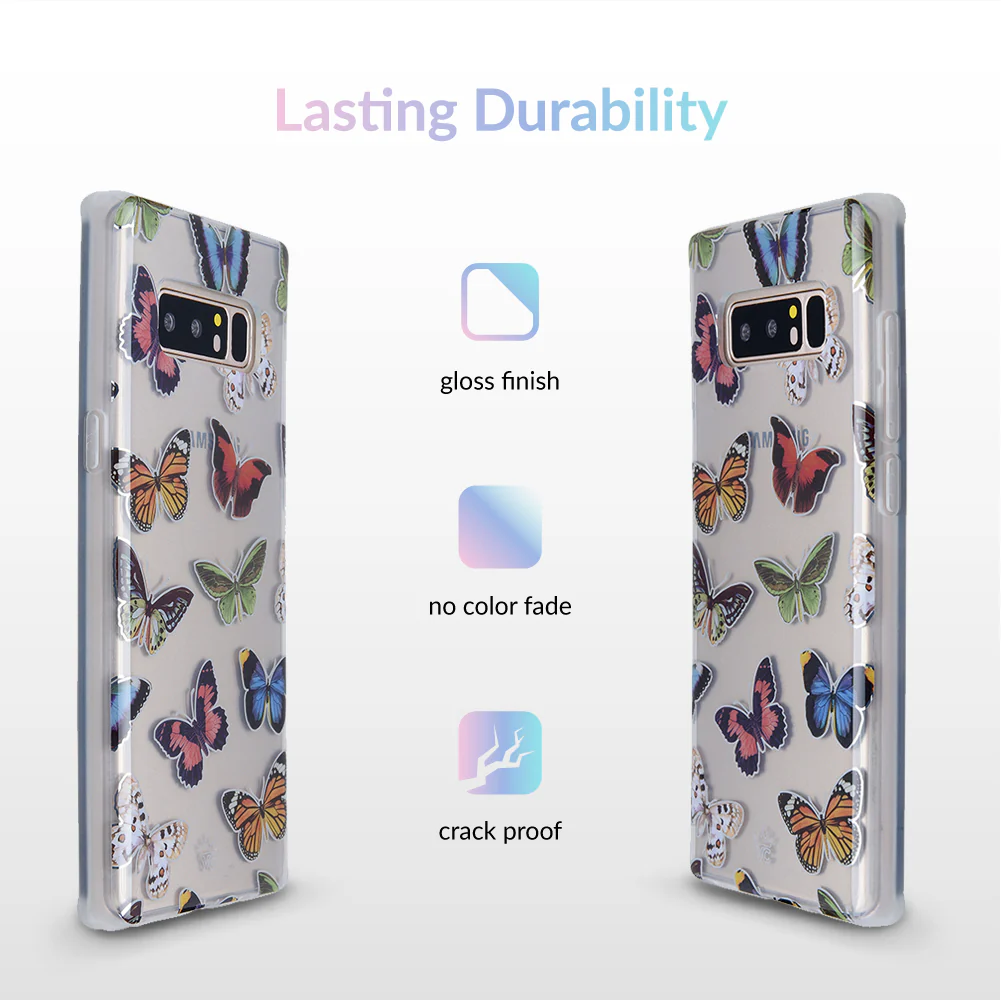 Vintage Butterfly Samsung Galaxy Clear Case - Image 20