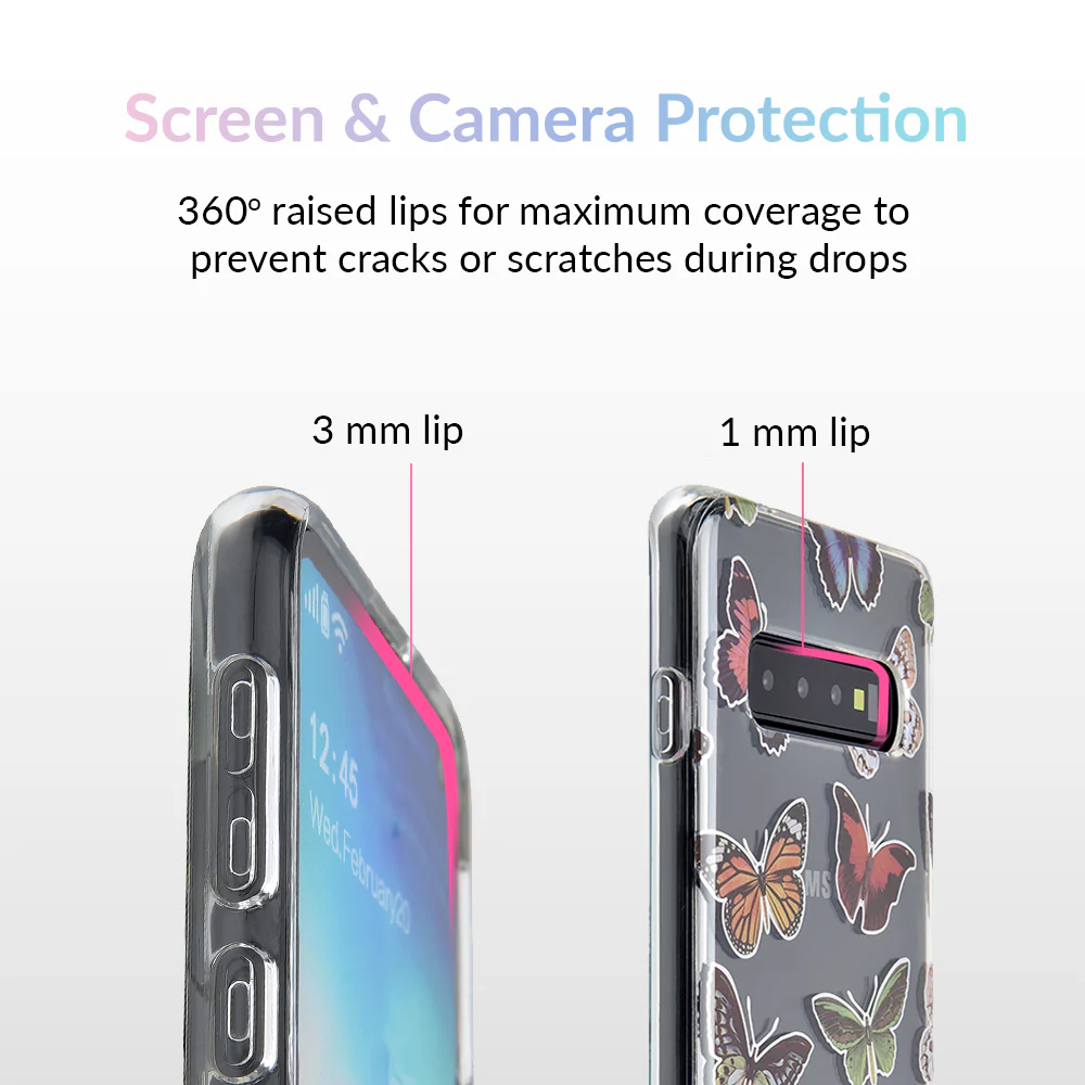 Vintage Butterfly Samsung Galaxy Clear Case - Image 27