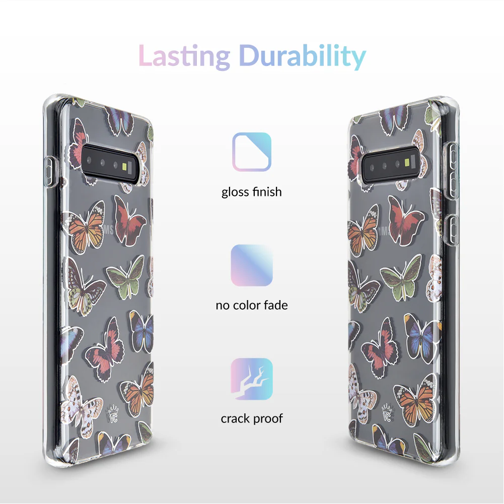 Vintage Butterfly Samsung Galaxy Clear Case - Image 29