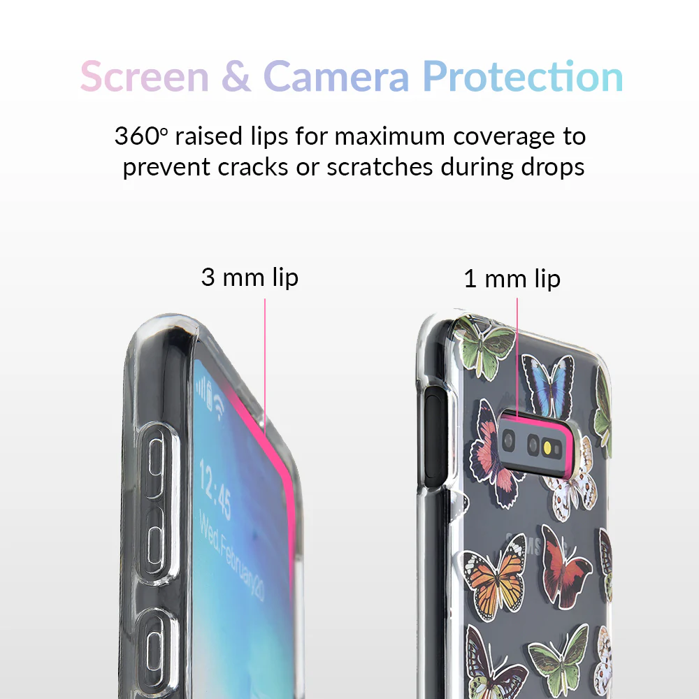 Vintage Butterfly Samsung Galaxy Clear Case - Image 32