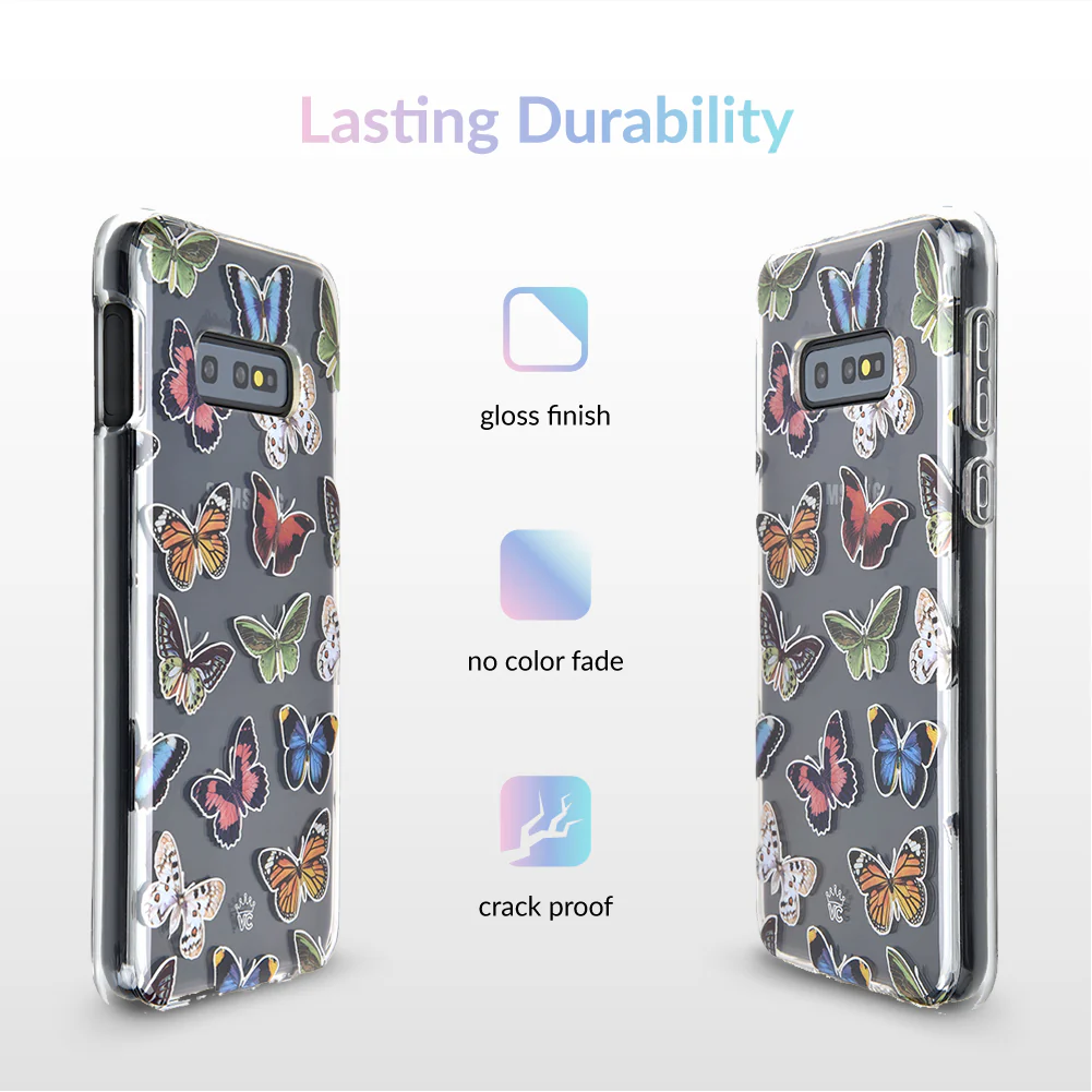 Vintage Butterfly Samsung Galaxy Clear Case - Image 34