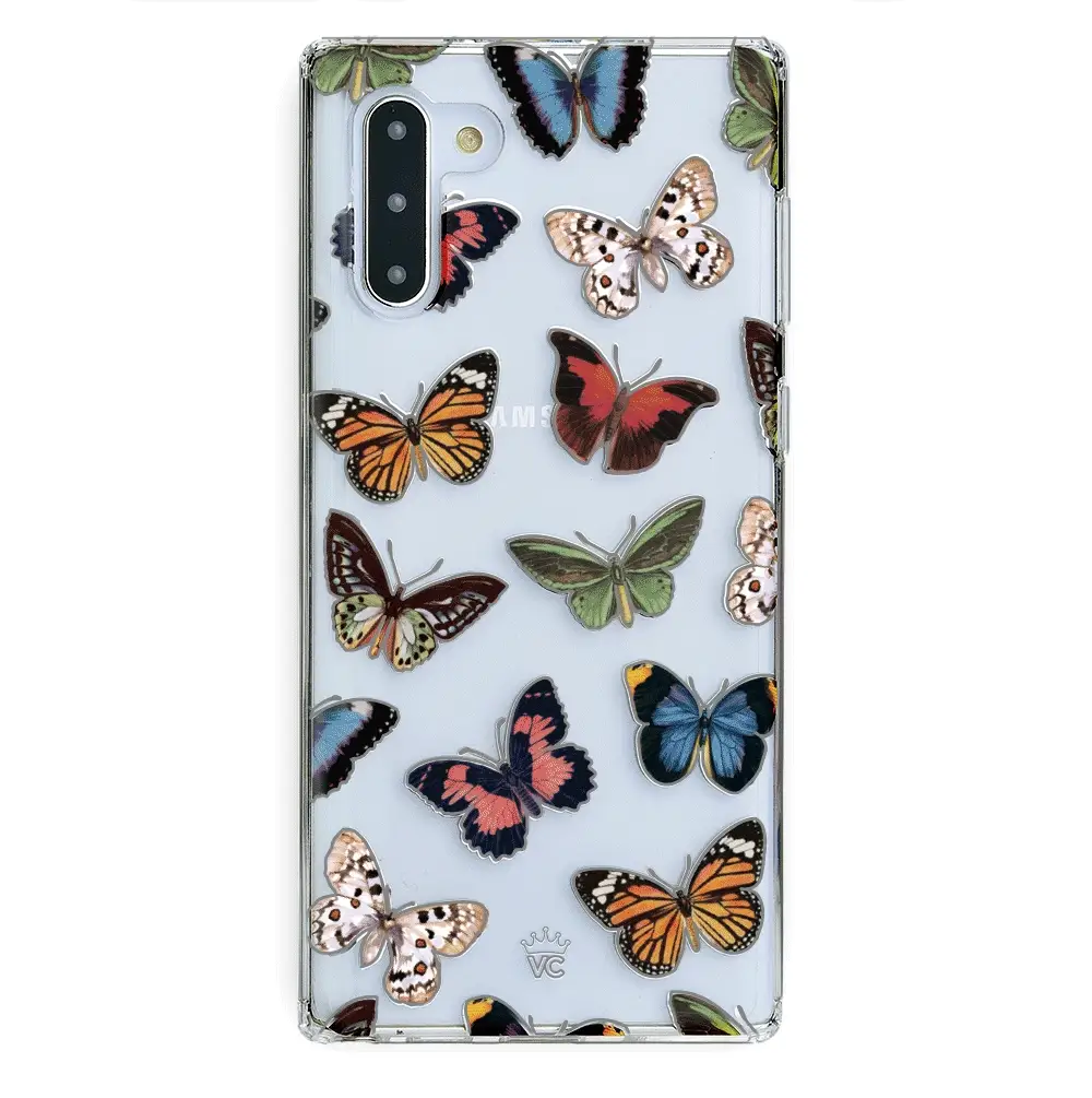 Vintage Butterfly Samsung Galaxy Clear Case - Image 36