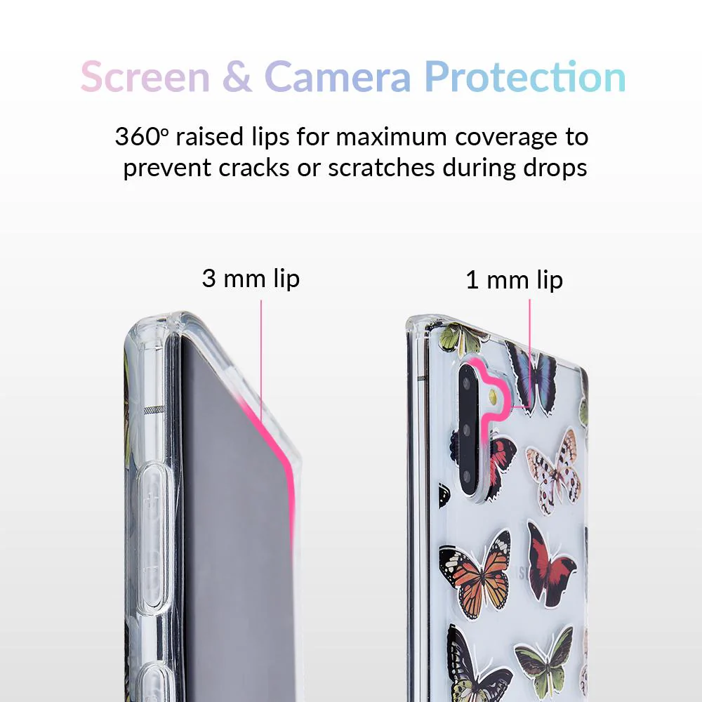 Vintage Butterfly Samsung Galaxy Clear Case - Image 37