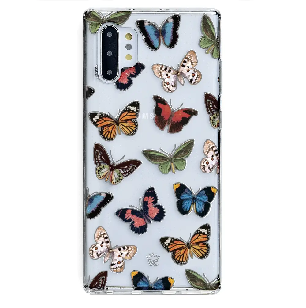 Vintage Butterfly Samsung Galaxy Clear Case - Image 41