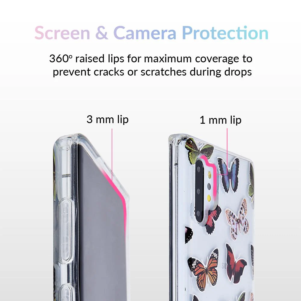 Vintage Butterfly Samsung Galaxy Clear Case - Image 42