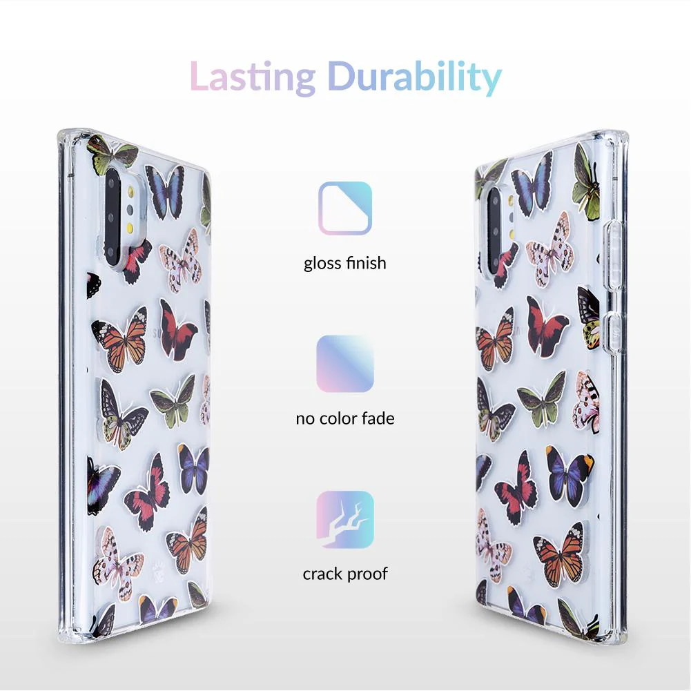 Vintage Butterfly Samsung Galaxy Clear Case - Image 44