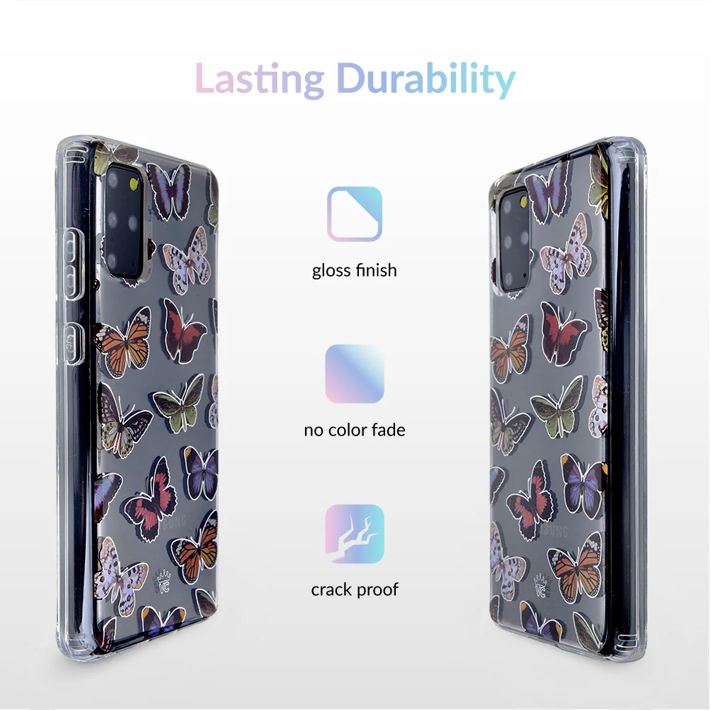 Vintage Butterfly Samsung Galaxy Clear Case - Image 49