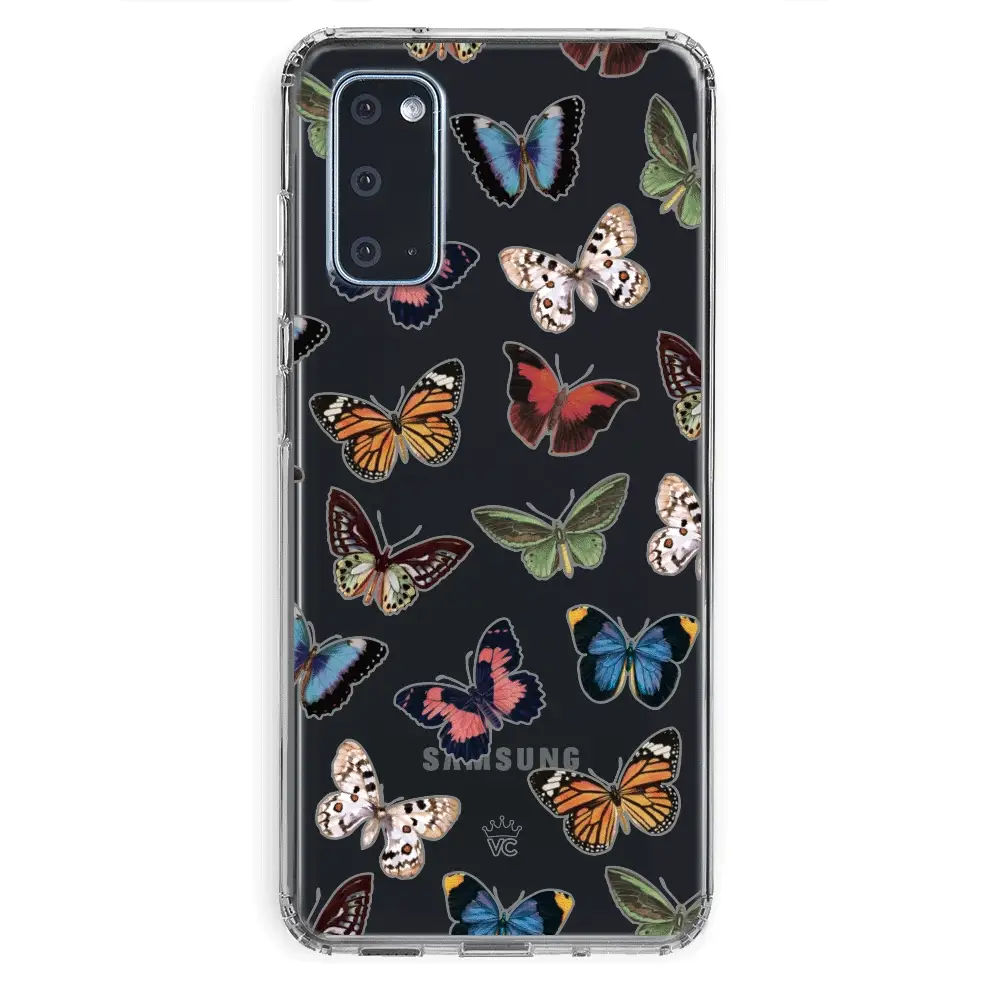 Vintage Butterfly Samsung Galaxy Clear Case - Image 51