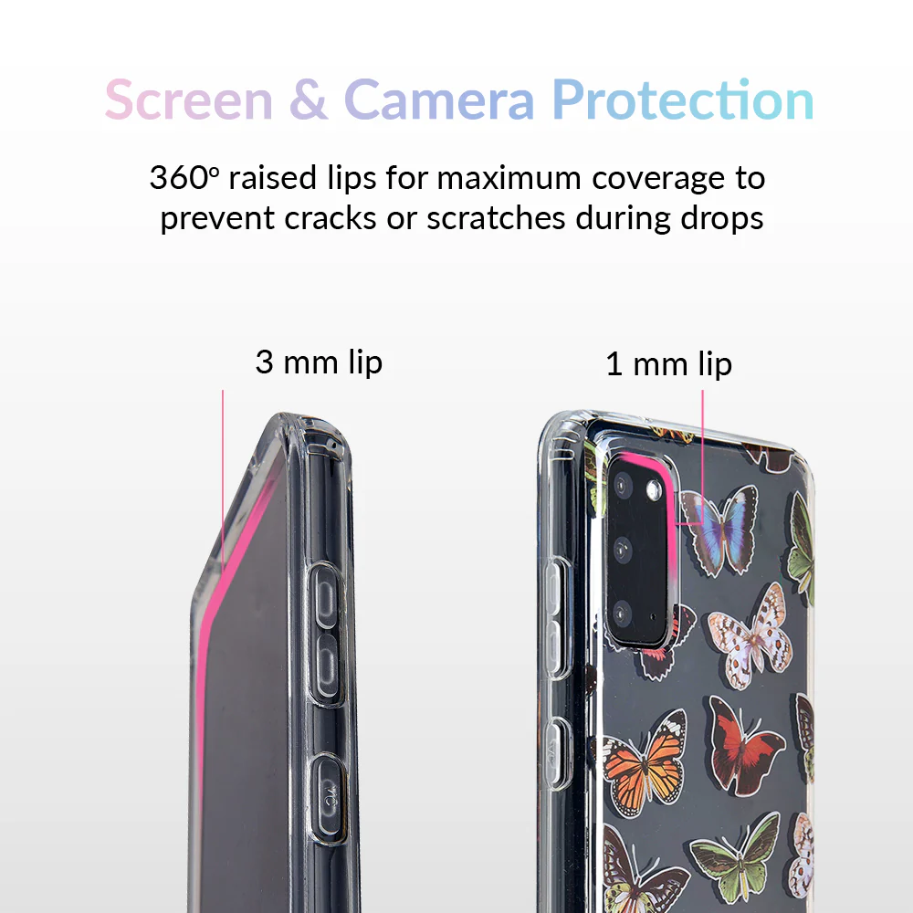 Vintage Butterfly Samsung Galaxy Clear Case - Image 52