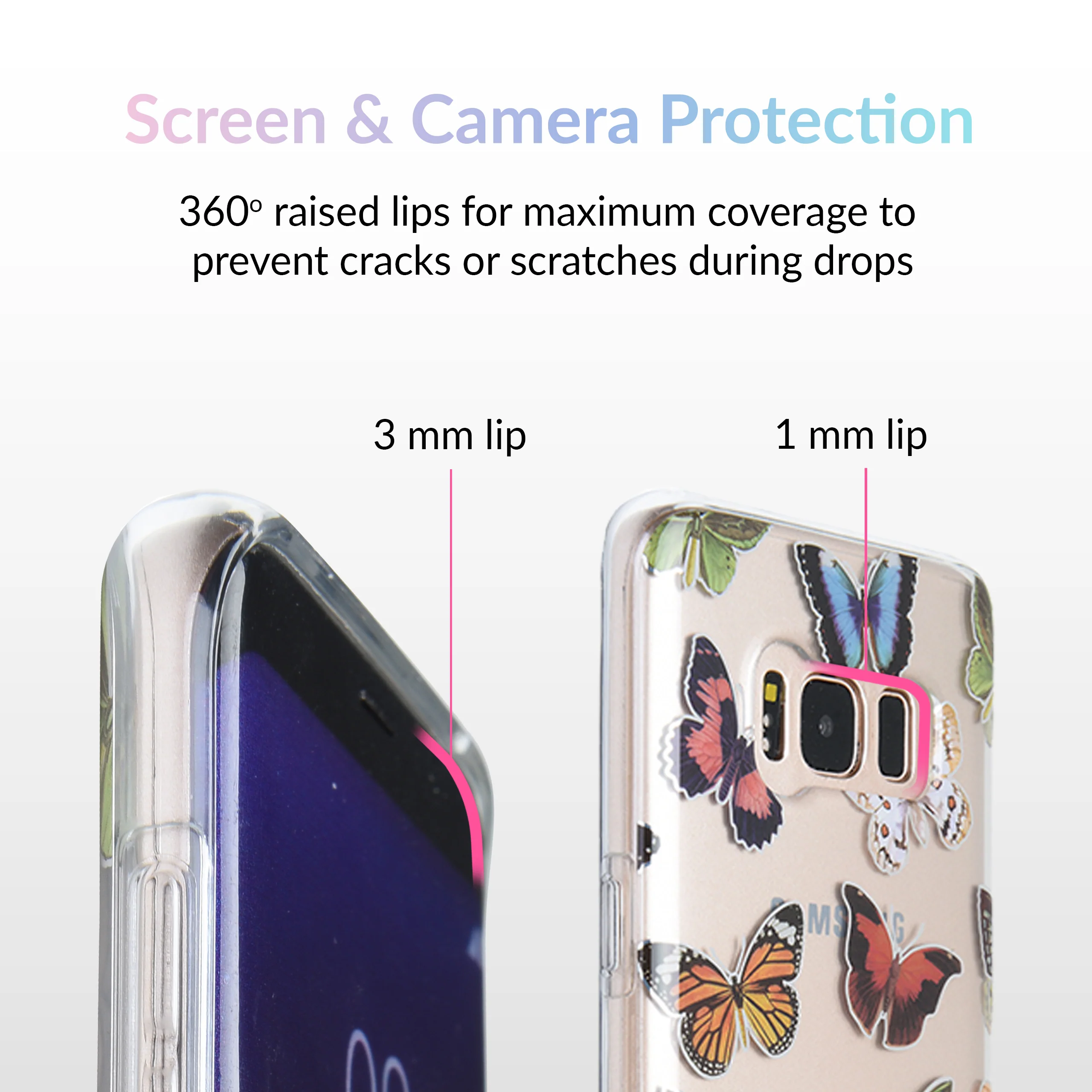 Vintage Butterfly Samsung Galaxy Clear Case - Image 6