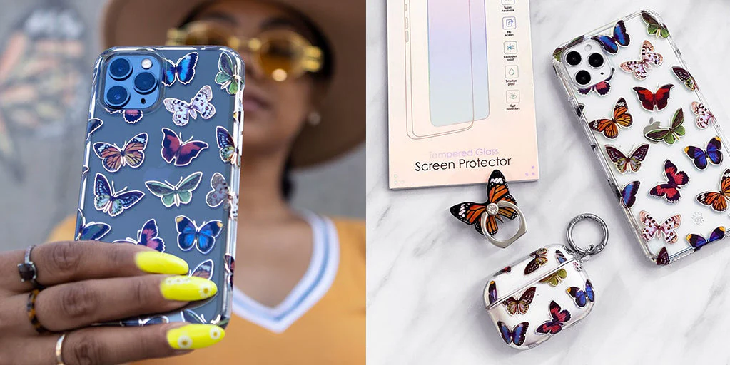 Vintage Butterfly Samsung Galaxy Clear Case - Image 61