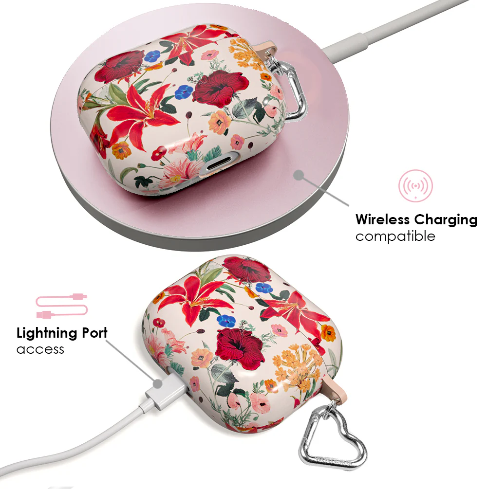 Vintage Floral AirPods Case - Image 13