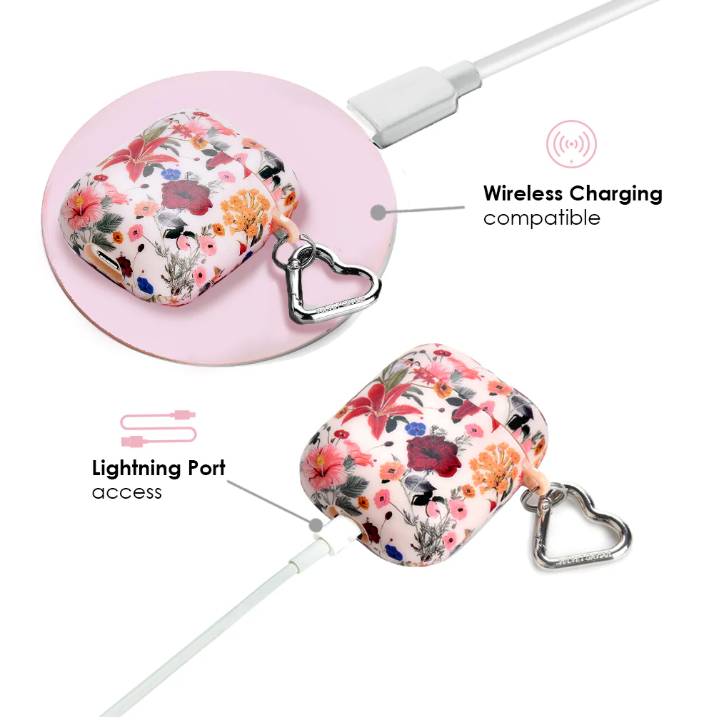 Vintage Floral AirPods Case - Image 5