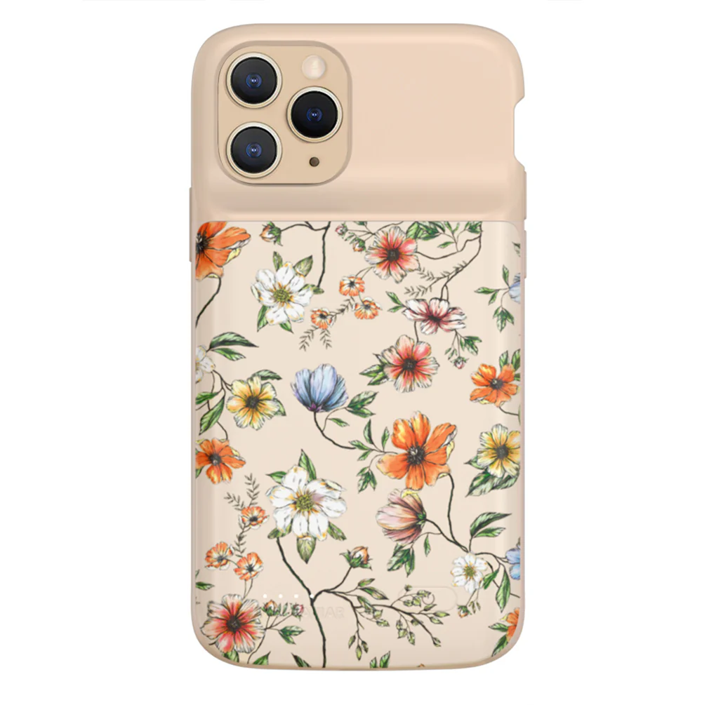 Vintage Floral iPhone Charging Case - Image 19