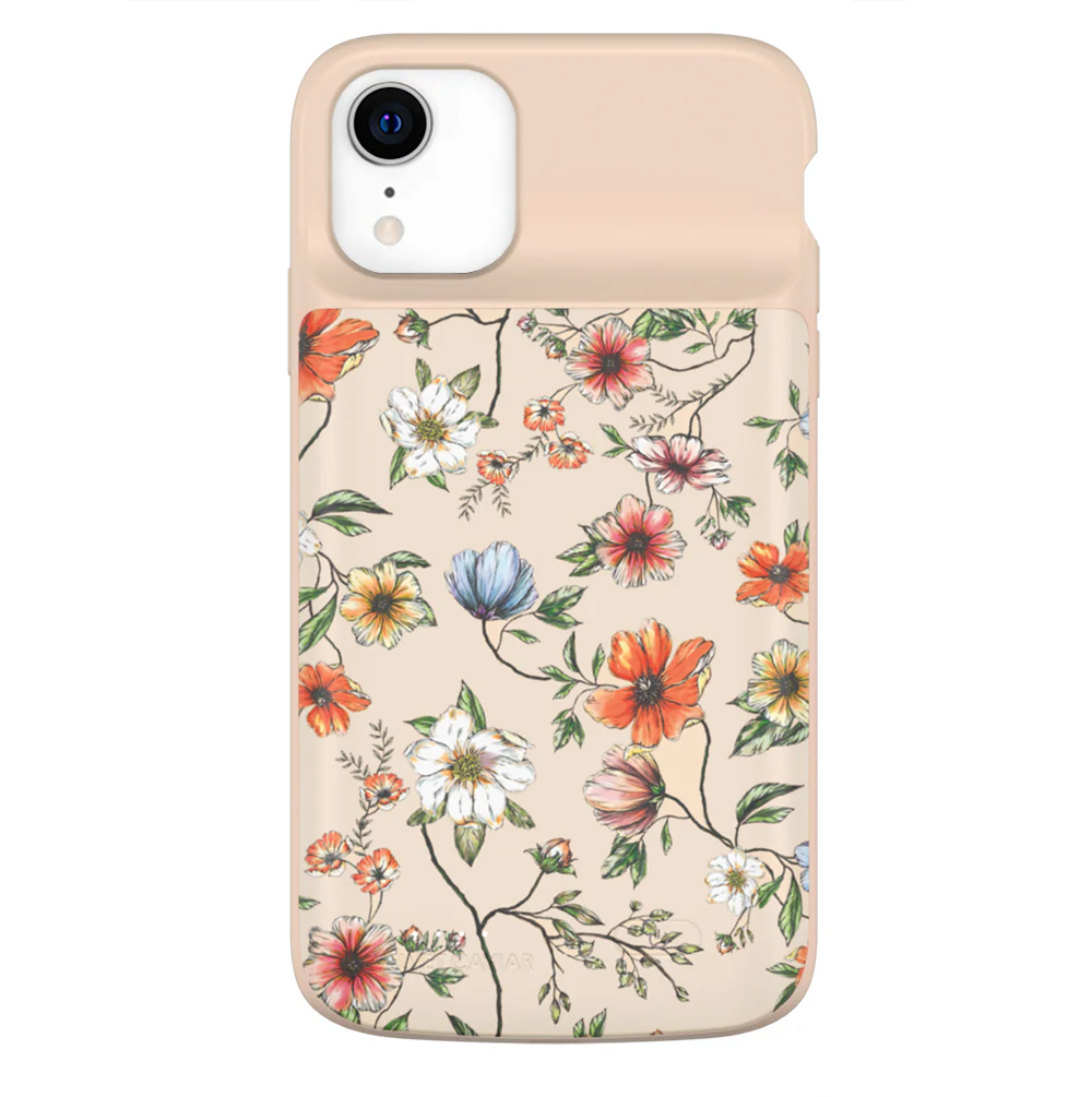 Vintage Floral iPhone Charging Case - Image 43