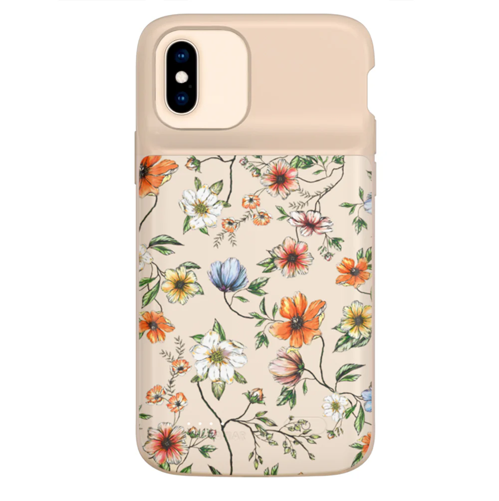 Vintage Floral iPhone Charging Case - Image 7
