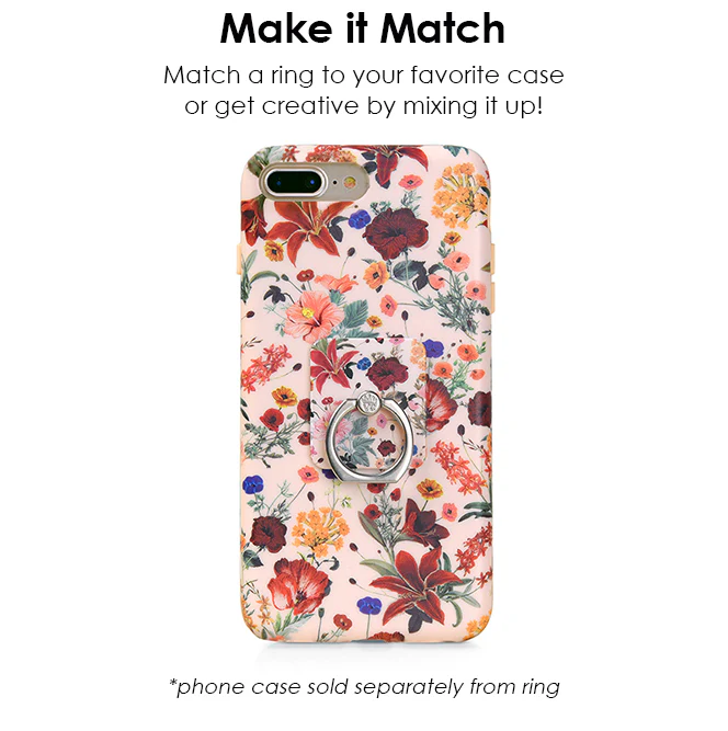 Vintage Floral Phone Ring - Image 3