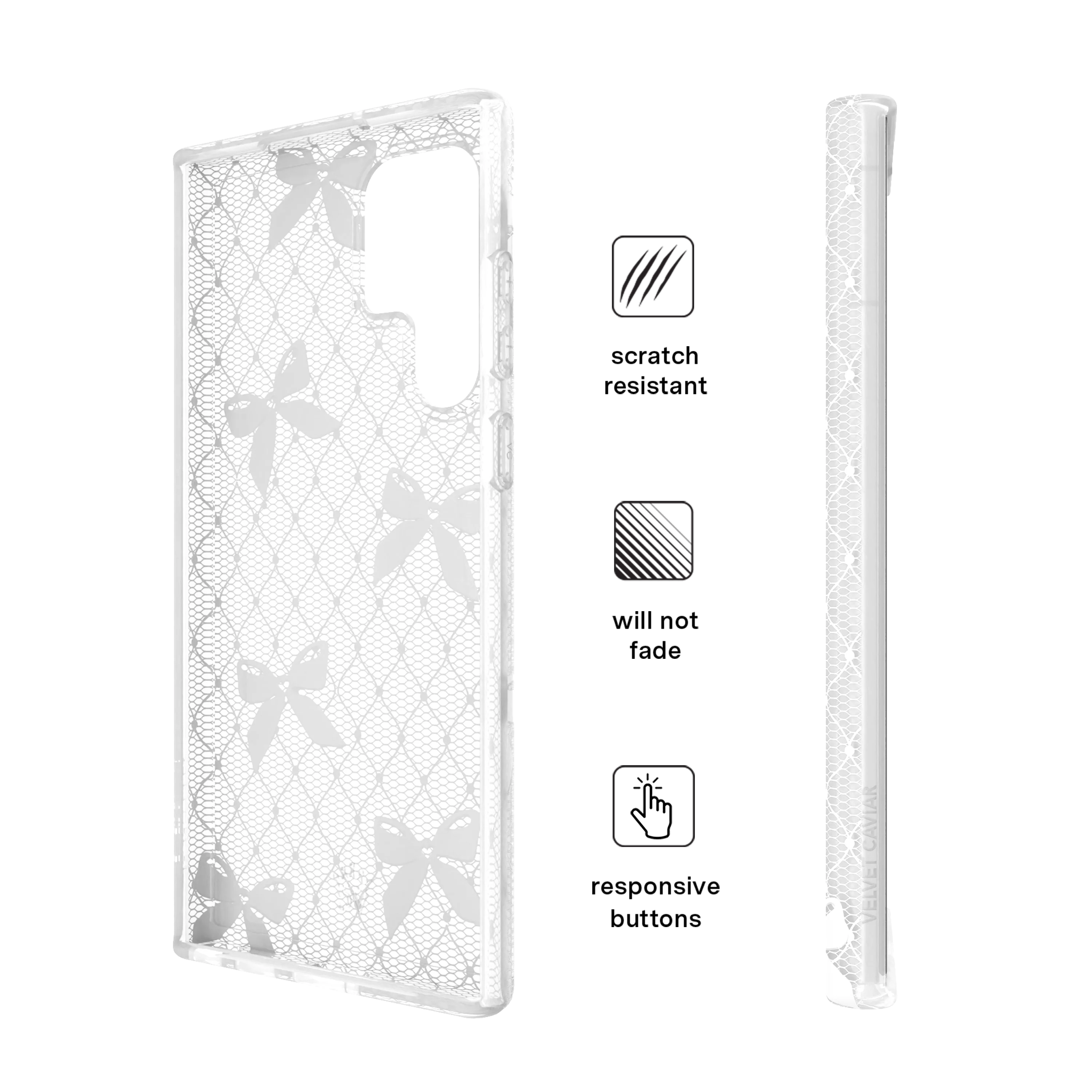 Vintage Lace Bows Samsung Case - Image 37