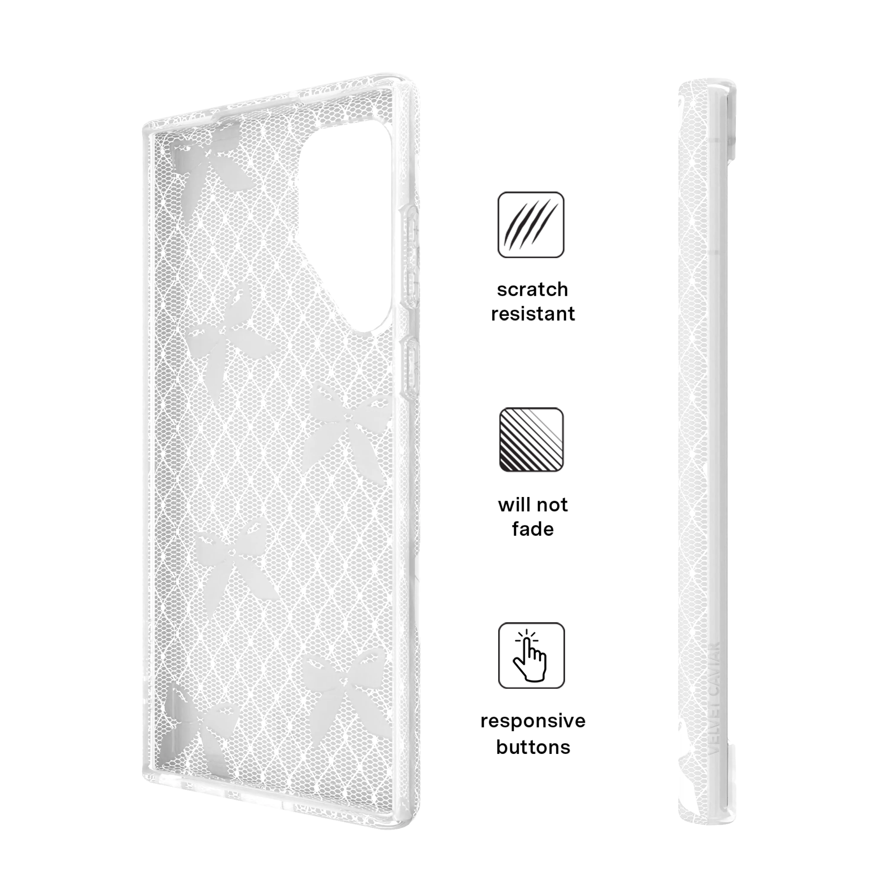 Vintage Lace Bows Samsung Case - Image 55