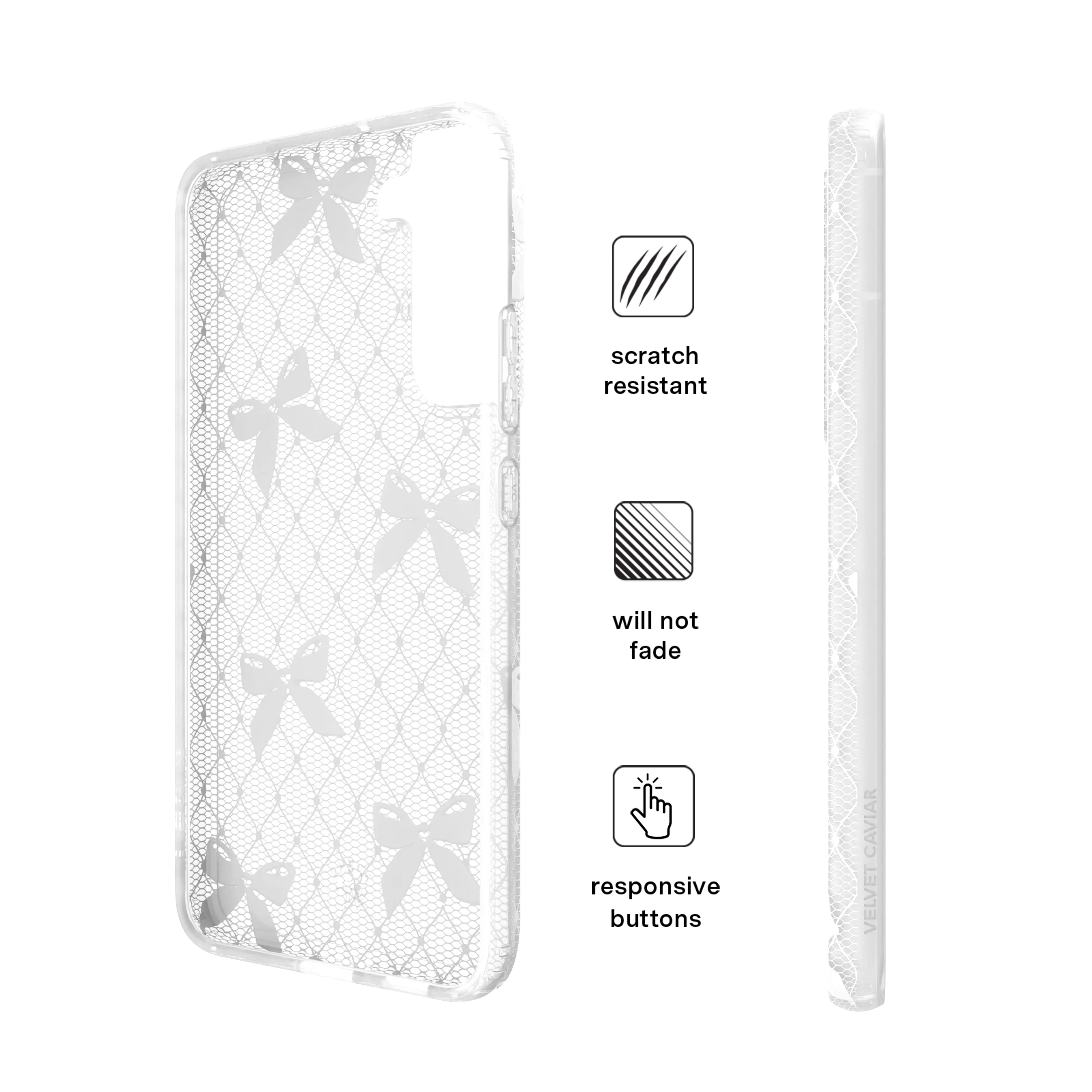 Vintage Lace Bows Samsung Case - Image 62