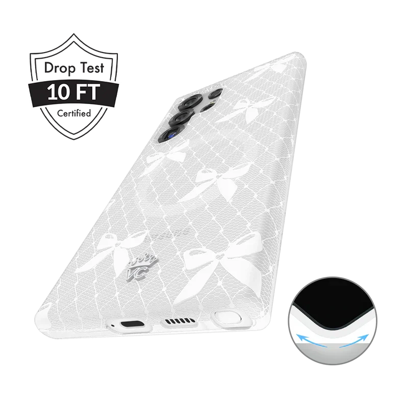 Vintage Lace Bows Samsung Case - Image 65