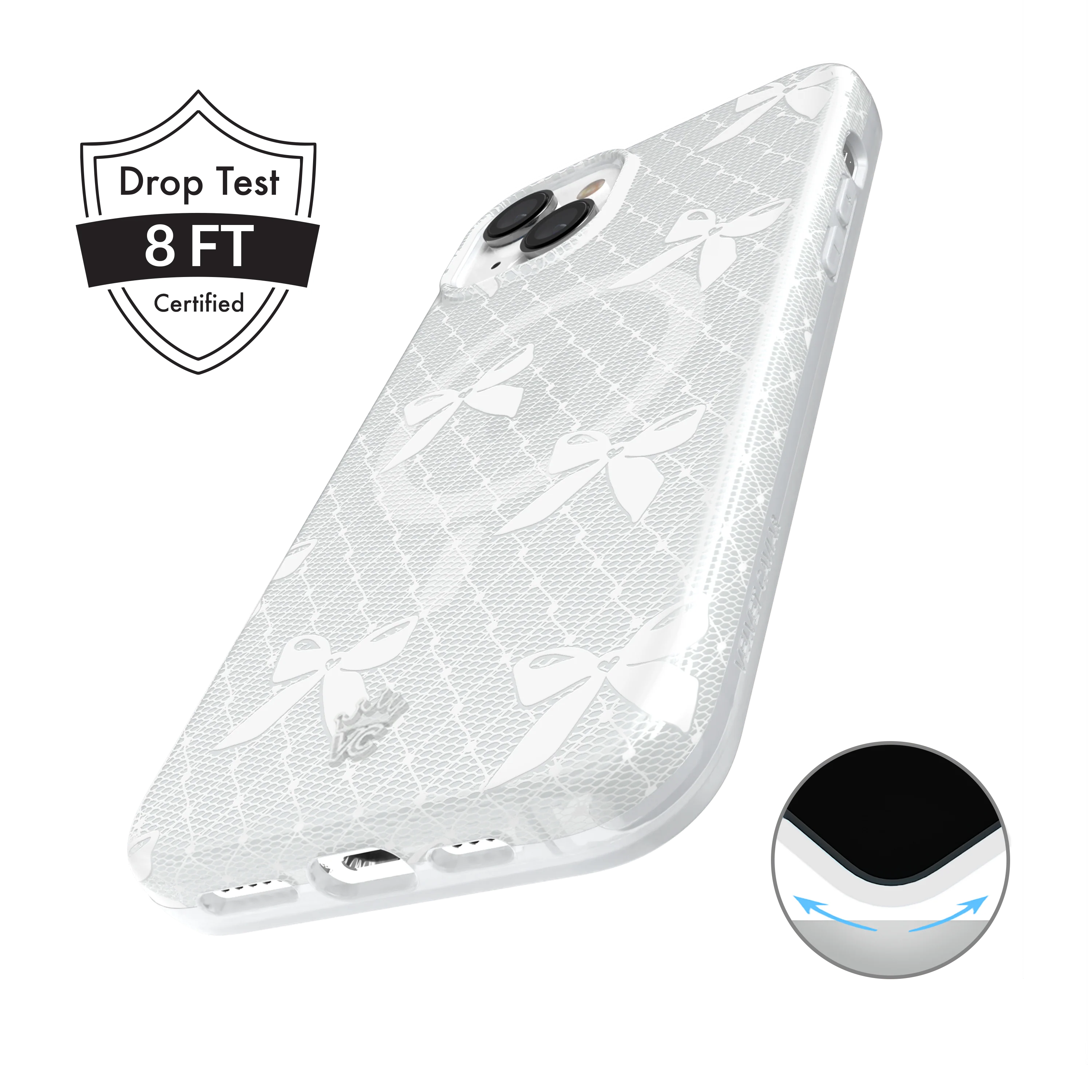 Vintage Lace Bows iPhone Case - Image 17
