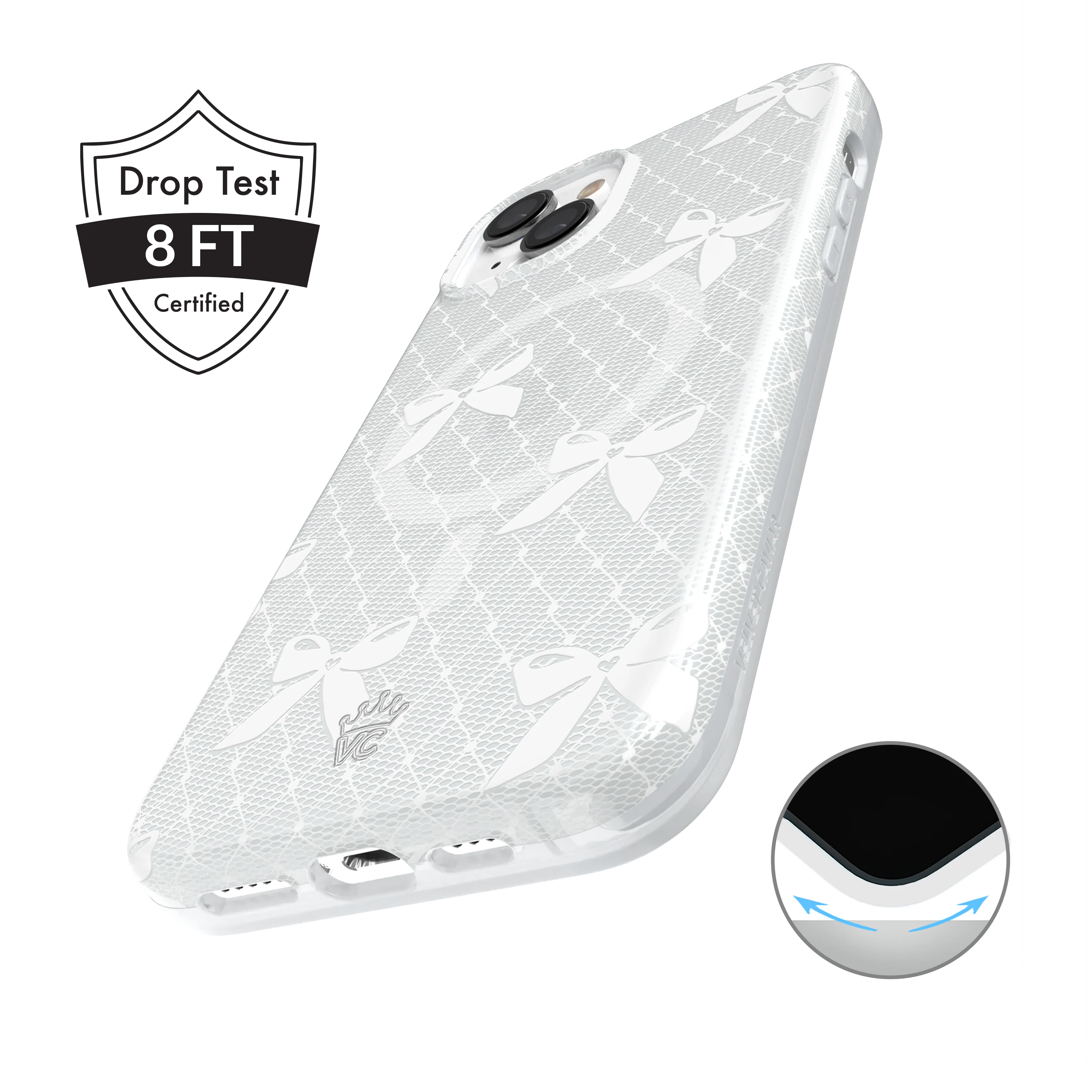 Vintage Lace Bows iPhone Case - Image 65