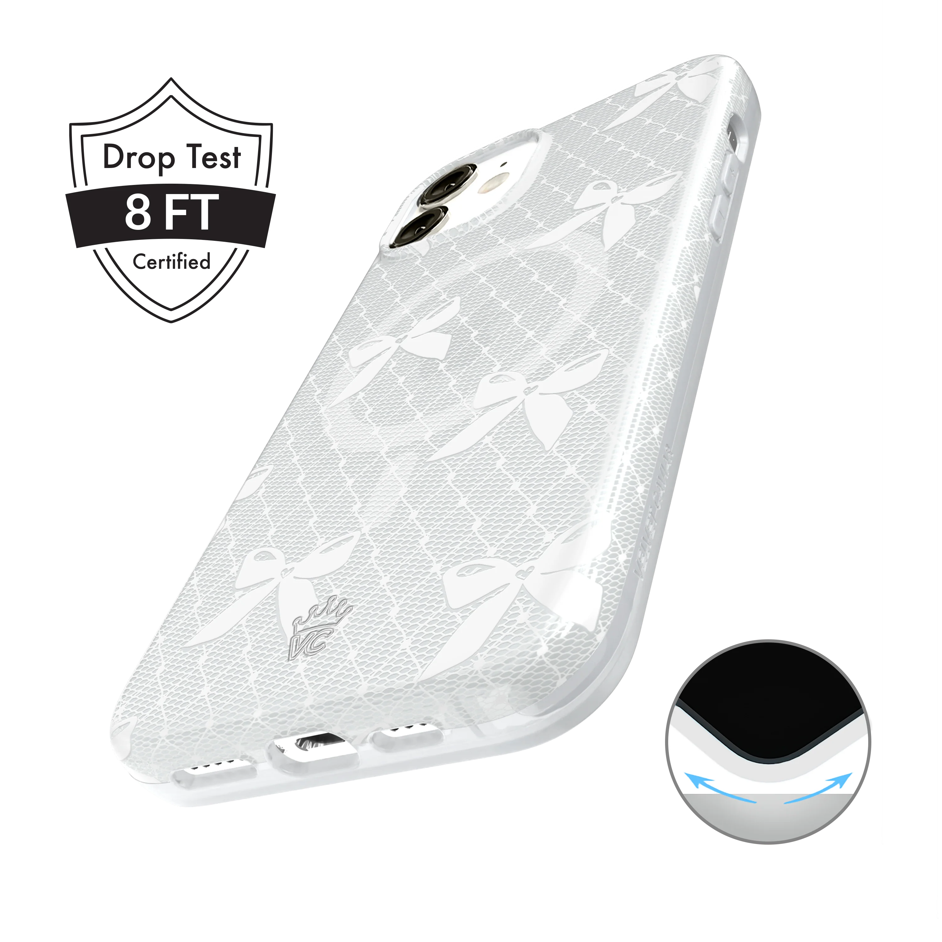 Vintage Lace Bows iPhone Case - Image 89