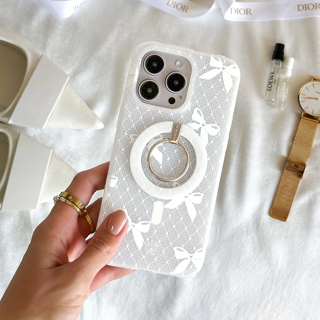Vintage Lace Bows MagSafe Ring - Image 2